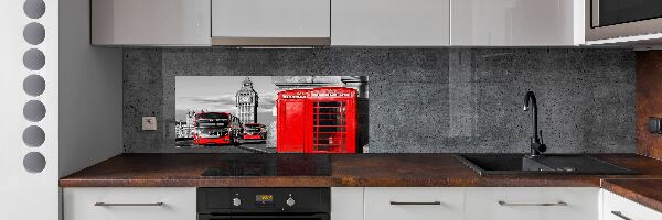 Hátfal panel konyhai Piros buszok