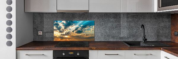 Konyhapanel Naplemente ég
