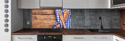 Konyhapanel Fa evőeszközök