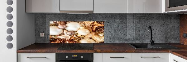 Konyhai falburkoló panel Karácsonyi dísz