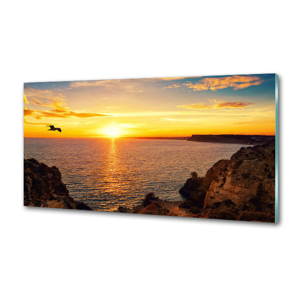 Konyhapanel Sunset tengeren