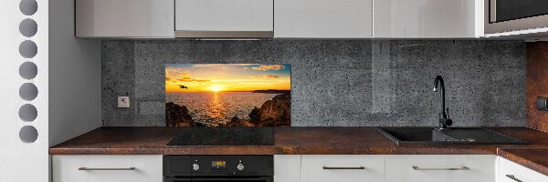 Konyhapanel Sunset tengeren