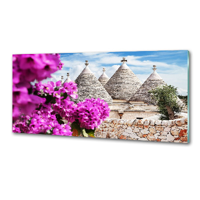 Hátfal panel konyhai Trulli házak