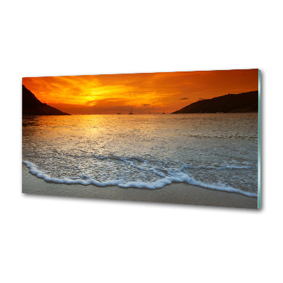 Konyhapanel Sunset tengeren