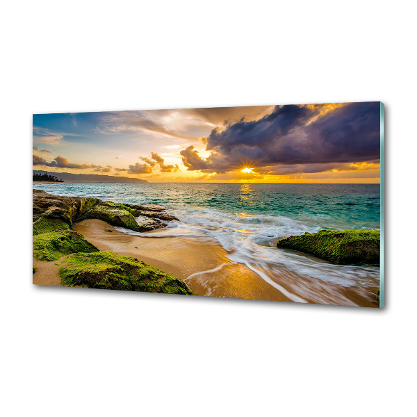 Konyhapanel Sunset tengeren