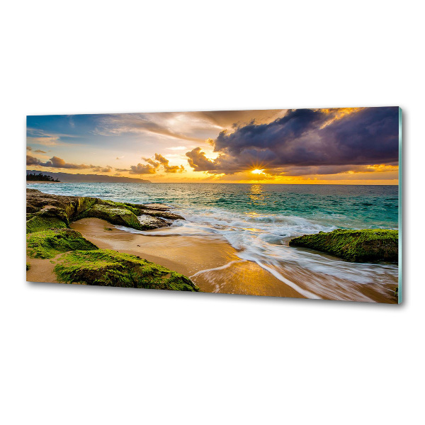 Konyhapanel Sunset tengeren