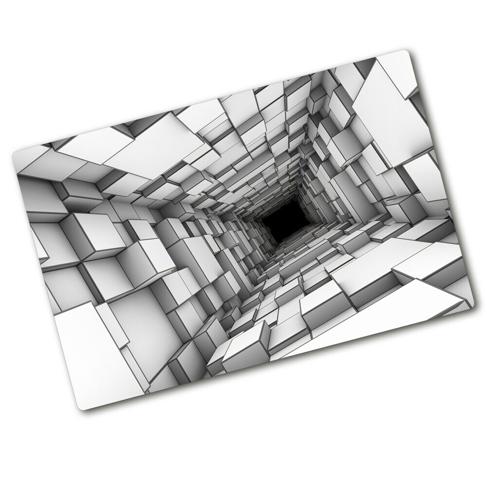 Üveg vágódeszka Tunnel kocka