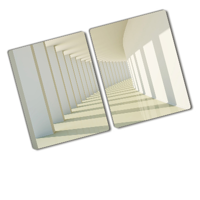 Üveg vágódeszka fényképpel Folyosó építészet