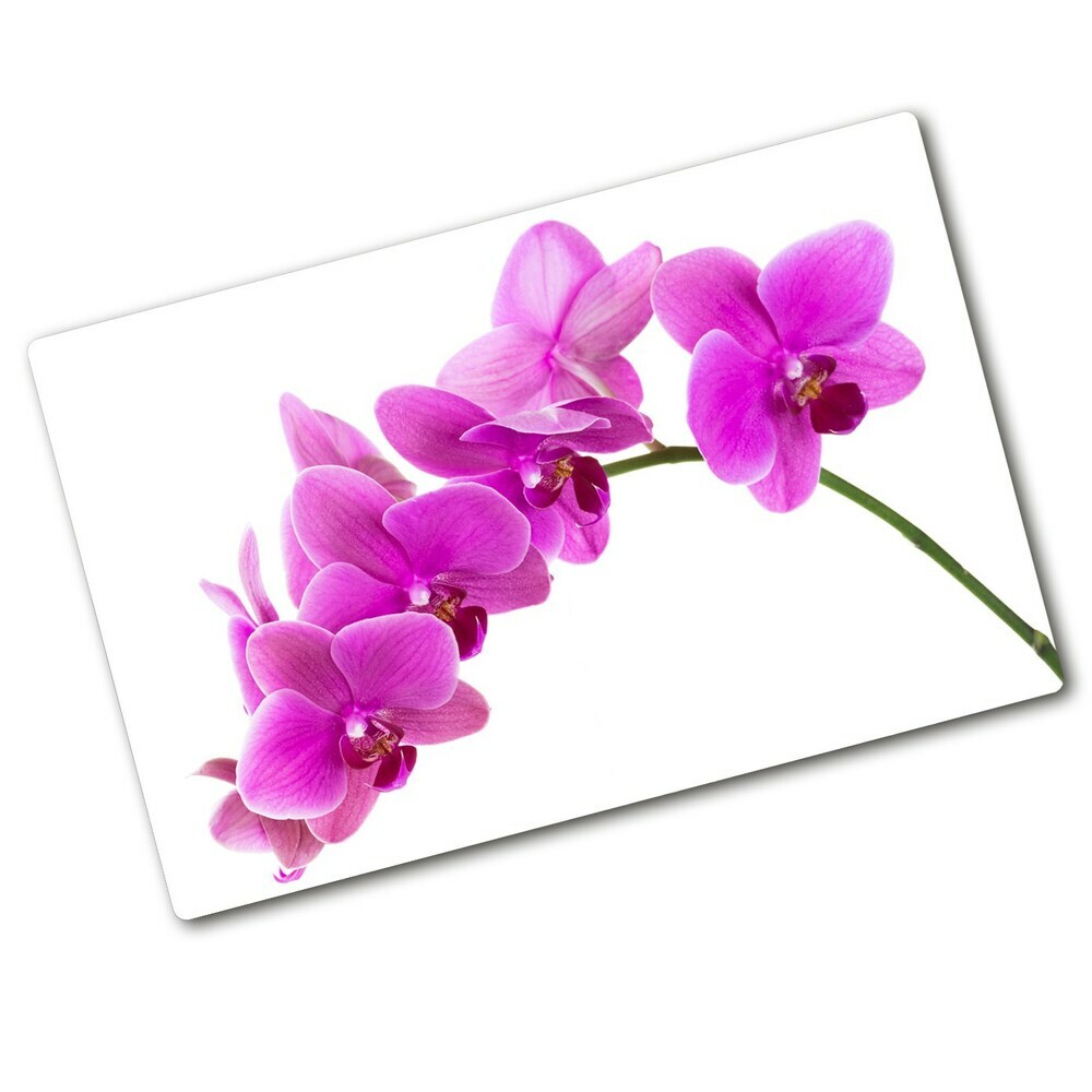 Üveg vágódeszka Rózsaszín orchidea