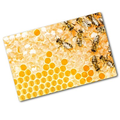 Üveg vágódeszka Dolgozó méhek