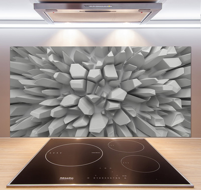 Konyhai hátfal panel 3d absztrakció