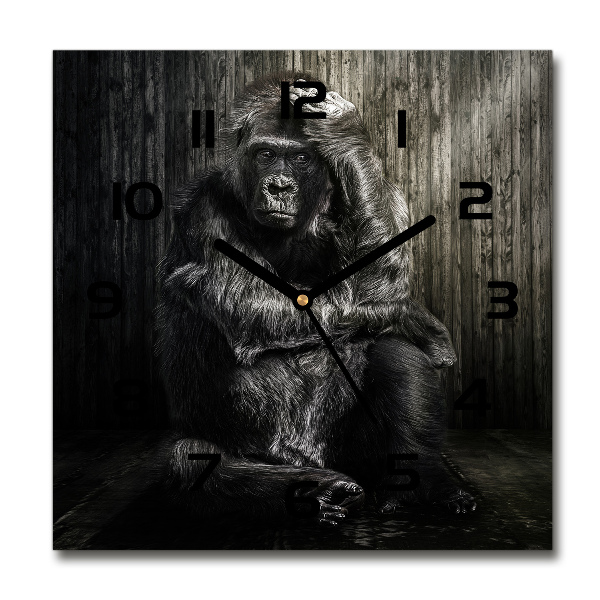 Szögletes üvegóra Gorilla