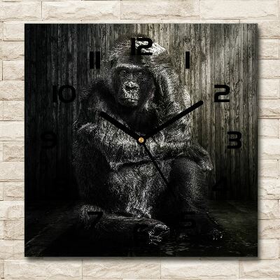 Szögletes üvegóra Gorilla