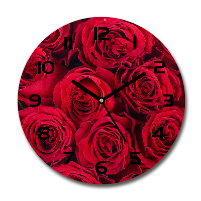 Kerek üvegóra Roses