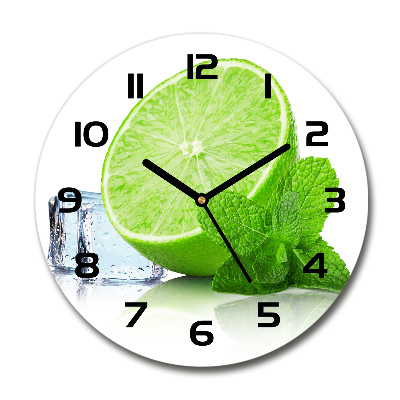 Egyedi üvegóra kerek Lime jég