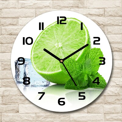 Egyedi üvegóra kerek Lime jég