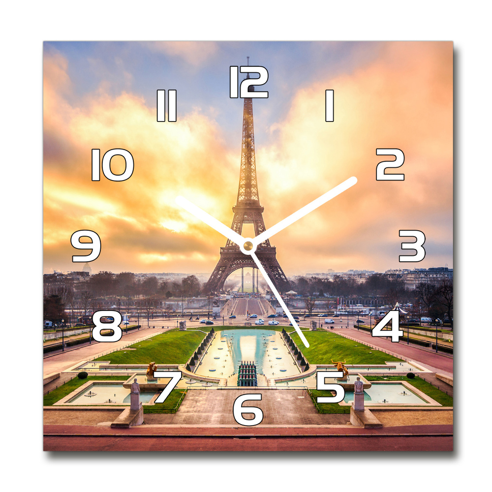 Kerek falióra Párizsi eiffel-torony