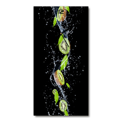 Négyszögletes fali üvegóra Kiwi