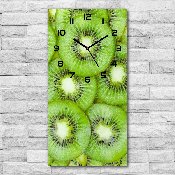 Négyszögletes fali üvegóra Kiwi
