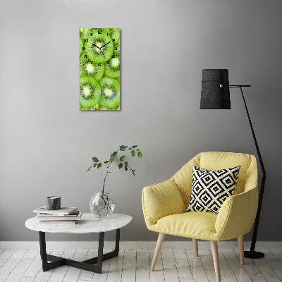 Négyszögletes fali üvegóra Kiwi