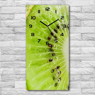 Négyszögletes fali üvegóra Kiwi