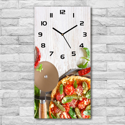 Függőleges üvegóra Pizza