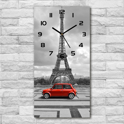 Téglalap alakú üvegóra Eiffel-torony autó