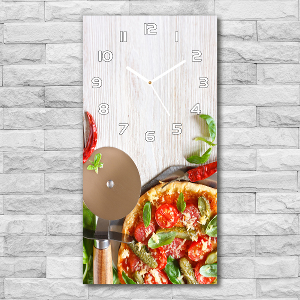Függőleges üvegóra Pizza