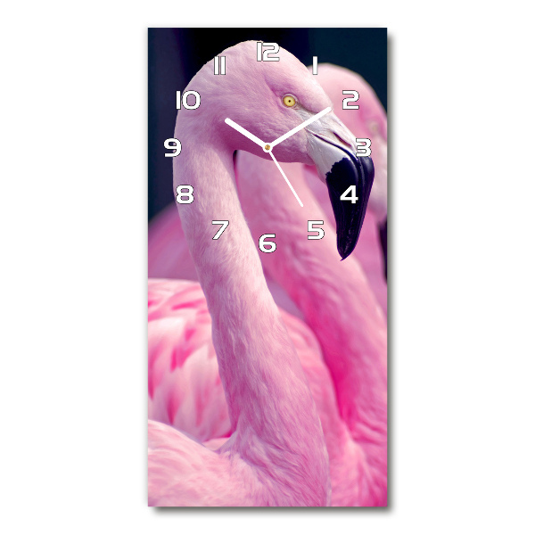 Téglalap alakú üvegóra Flamingók