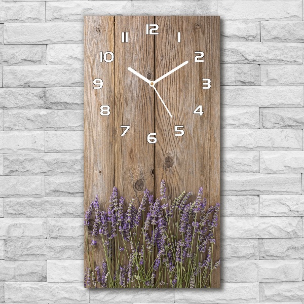 Téglalap alakú üvegóra Lavender fa