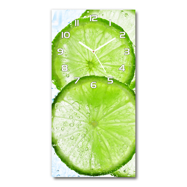 Függőleges üvegóra Lime víz alatt