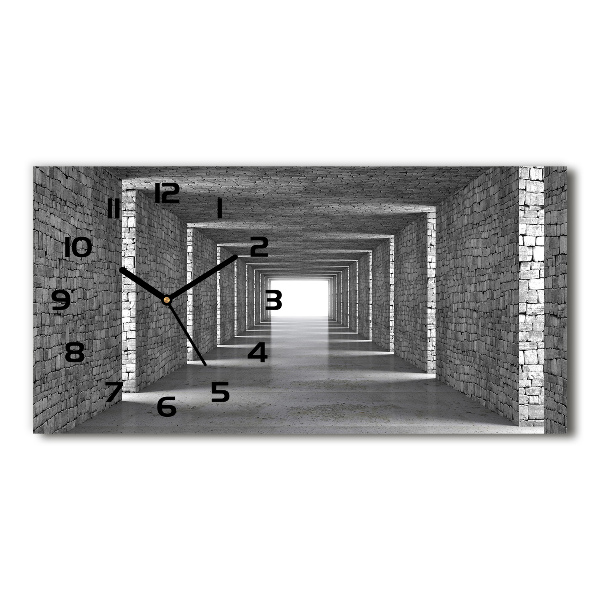 Vízszintes üvegóra Brick tunnel