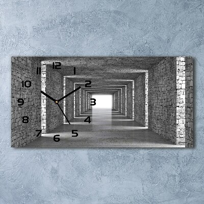 Vízszintes üvegóra Brick tunnel