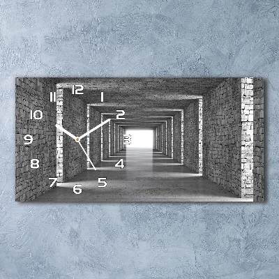Vízszintes üvegóra Brick tunnel