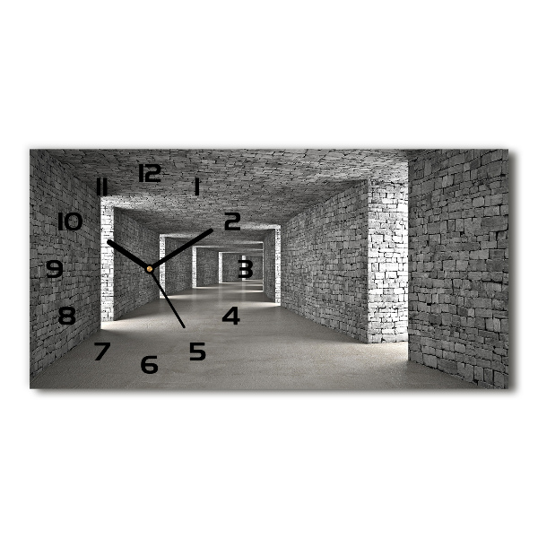 Vízszintes üvegóra Brick tunnel