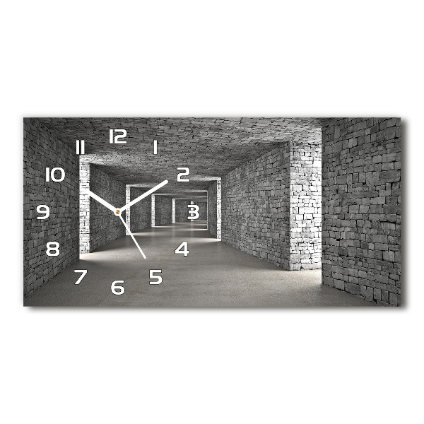 Vízszintes üvegóra Brick tunnel