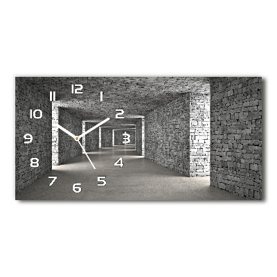 Vízszintes üvegóra Brick tunnel