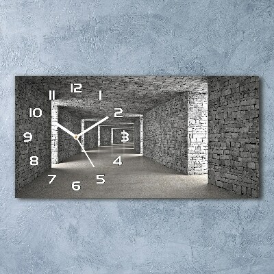 Vízszintes üvegóra Brick tunnel