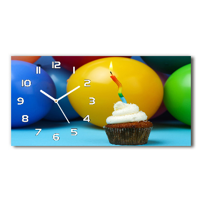 Üvegóra vízszintesen Születésnapját cupcake