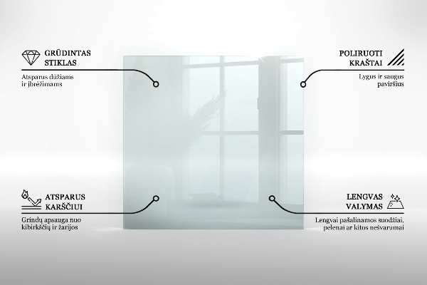 Hatszögletű kandalló üveg alátét átlátszó