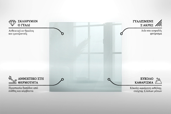 Hatszögletű kandalló üveg alátét átlátszó