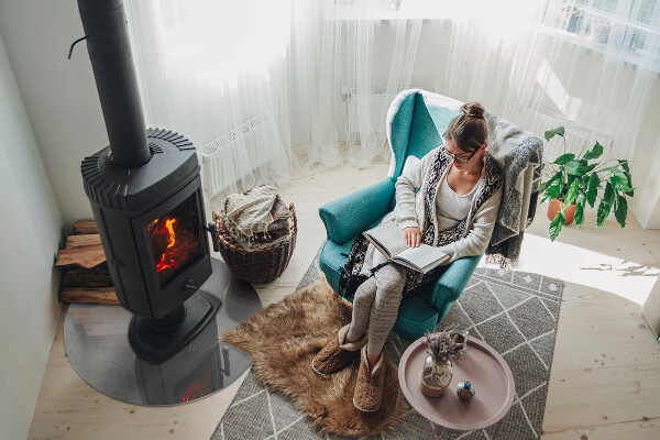 Kerek kandalló üveg alátét Hatásos betonszerkezet