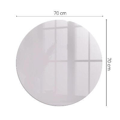 Kerek üveg alátét kandallóhoz Szín Világoslila
