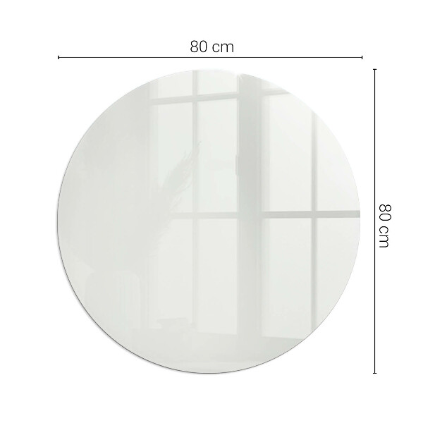 Kerek üveg alátét kandallóhoz Szín Szürke