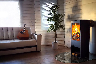 Félovális kandalló alátét Geometria három dimenzióban