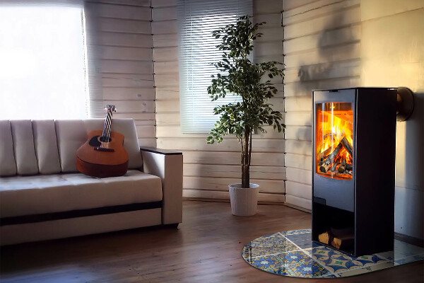 Félovális kandalló üveg alátét Kerámia minták a háttérben