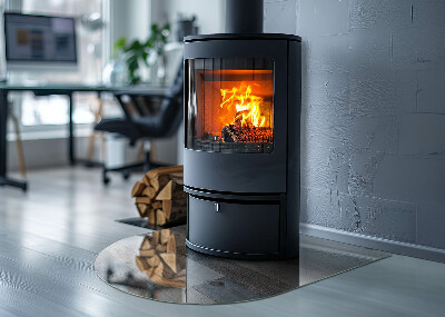 Félovális kandalló alátét Tábla színek különböző árnyalatokban