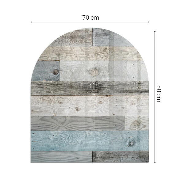 Félovális kandalló alátét Tábla színek különböző árnyalatokban