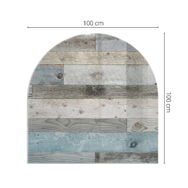 Félovális kandalló alátét Tábla színek különböző árnyalatokban