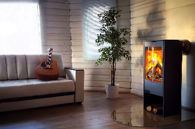 Félovális kandalló alátét Szín Barna